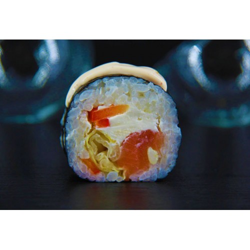 Футомаки со слабосоленым лососем